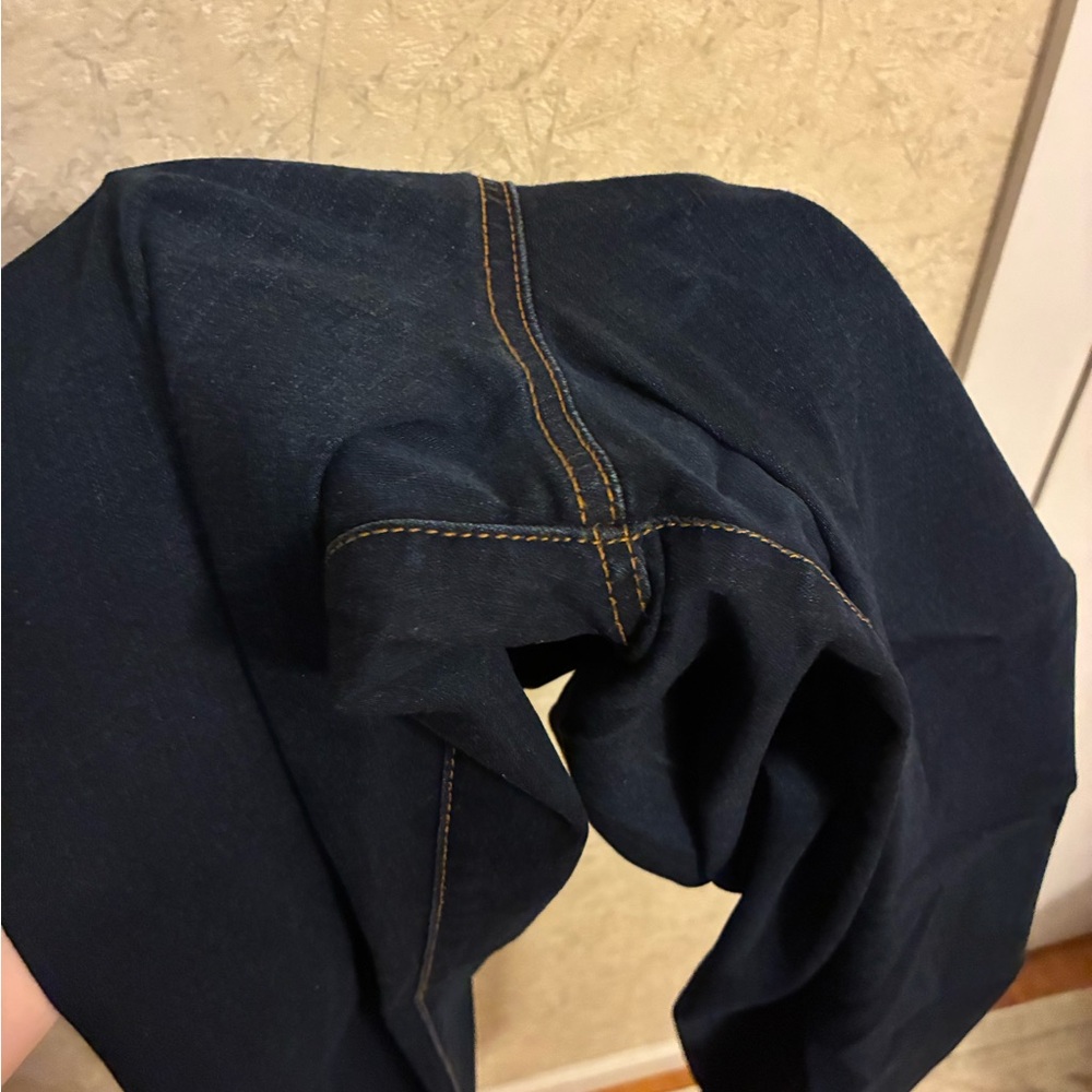 🆕 American Eagle Outfitters Dark Blue Jegging Super Stretch Skinny Jeans - Picture 5 of 6